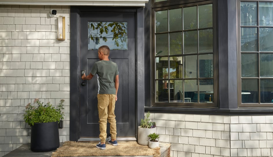 Vivint Smart Lock on home in Auburn